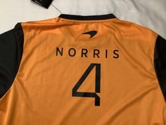 McLaren Formula 1 Team Shirt Mens Large Orange F1 Racing Castore Norris 4
