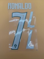2026 World Cup Portugal #7 RONALDO Home Player Name & Number Set