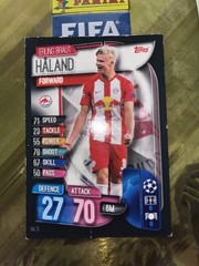 Erling Halland Rb salzburg match attax football card