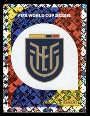 2026 USA Fifa World Cup Panini Sticker FOIL BADGE Ecuador ECU1
