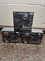 LOT OF 3 2025 Panini Revolution Football Mega Box Sealed New FREE SHIPPING