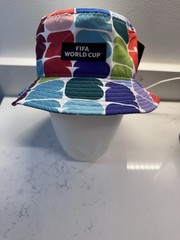 RARE FIFA World Cup 2026 Official Bucket Hat Soccer Football Fan Cap One Size