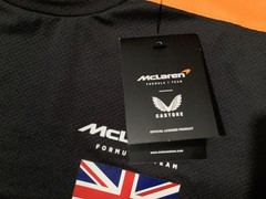 McLaren Formula 1 Team Shirt Mens Large Orange F1 Racing Castore Norris 4