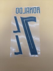 2026 World Cup Portugal #7 RONALDO Home Player Name & Number Set