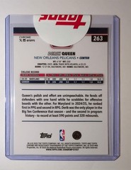 2025-26 Topps Chrome — DERIK QUEEN #263 Blue X-Fractor (RC) — Sealed