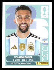 2026 USA Fifa World Cup Panini Sticker NICO GONZALEZ Argentina ARG16