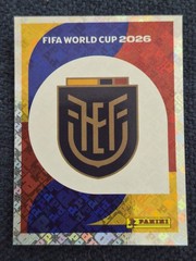 2026 Panini FIFA World Cup Sticker Ecuador Team Logo #ECU 1