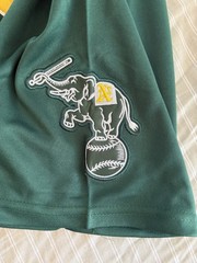Rickey Henderson Oakland Athletics 1989 World Series Green Men’s Jersey