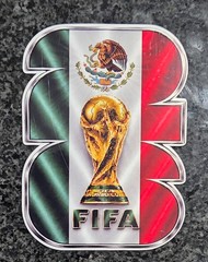 2026 FIFA World Cup Mexico Mexican Decal / Sticker Water Resistant Uv Laminat