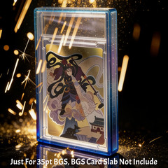 For BGS Slab 35pt Bumper Guard Gradient TPU Bumper PC Protector Graded Card Case