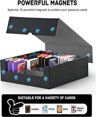 Modern Design Card Storage Box with Magnetic Closure