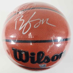 Bronny James Signed Wilson Indoor/Outdoor NBA Basketball Fanatics Certified