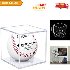 Durable Square Acrylic Display Case — Protect and Showcase Baseballs 3.15 Inches