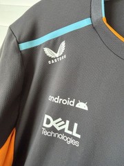 McLaren Formula 1 Jersey Shirt Men SZ Med Castore F1 Team Official Mesh Stretch
