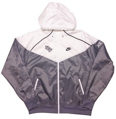 NIKE Sportswear UCF Knights Windrunner Jacket Big 12 White Gray Medium M