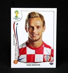 Panini FIFA World Cup Brazil 2014 Ivan RAKITIC of Croatia Sticker #63