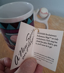 Talus Baseball Spinners Ceramic Mug 12 ounces NEW w/ Tag