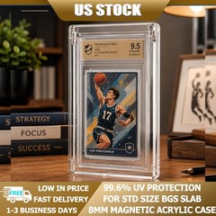 Clear Case For New Gen BGS Slabs 8mm Magnetic Display Case UV Protect US Stock
