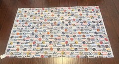 NFL Fabric Size 58x36in Color White All 32 Teams are Represented Brand New!