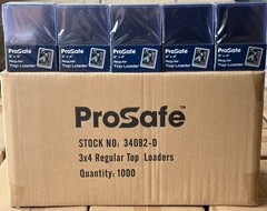 1000 / 1,000 PRO SAFE 3×4 Regular Trading Card Top Loaders — Free Shipping