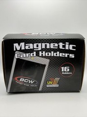 BCW Magnetic Card Holder 100pt Point with UV Protection — Box of 16 holders