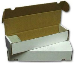 (25x) BCW 800 CT COUNT Corrugated Cardboard Storage Box-Sport Trading Card Boxes