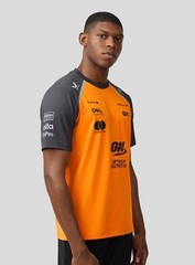 McLaren F1 2025 Men’s Team T- Shirt — NEW LARGE Papaya/Phantom