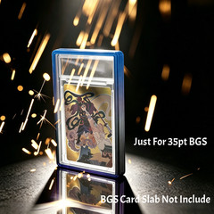 For BGS Slab 35pt Bumper Guard Gradient TPU Bumper PC Protector Graded Card Case