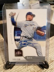 2005 Upper Deck SP Collection — Sp Authentic Ben Sheets #12 Signatures /350 (AU)