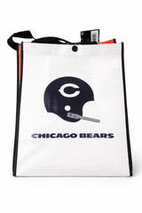 Chicago Bears Reusable Tote Bags – 4 Pack, NFL Team Logo Shopping & Gift Bags