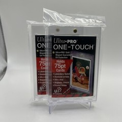 Ultra Pro One-Touch Magnetic Card Holder 75pt Point UV Protection — Lot of 2