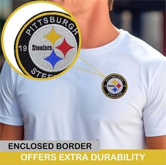 Pittsburgh Steelers NFL Team Logo Iron On Patch — Sew Patch — Embroidered Patch