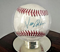 Two MLB Mystery Baseballs — One w/ Signature, one w/ Printed Replica Signatures