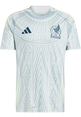 Adidas Men’s Mexico Jersey Linen Green Away Short Sleeve Size S IP6384 195
