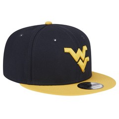 Men’s New Era Navy/Gold West Virginia Mountaineers Two-Tone 9FIFTY Snapback Hat