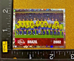 BRAZIL 2002 FIFA MUSEUM FOIL PANINI STICKER FIFA WORLD CUP 2026 USA-MEX-CAN