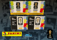 Lot x2 2026 Panini FIFA World Cup Sticker Box Online Exclusive Gold Crumple KF7