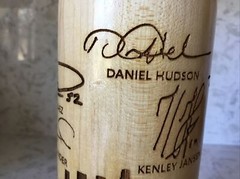 LUMBERLAND Wood Bat Mug 2018 Los Angeles Dodgers MLB 12 ounces HARD TO FIND