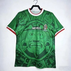 Unisex 2026 World Cup Mexico Home Soccer Jersey,Aztec Geometric Pattern
