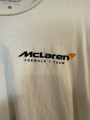 McLaren Formula 1 Team T-Shirt Mens Large White Racing-Formula 1 Team Apparel