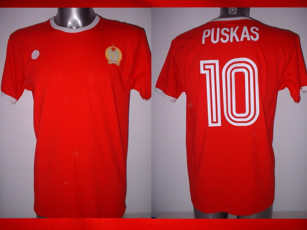 Hungary Puskas S M L XL Football Shirt New Jersey Soccer Fan Cotton Retro Euros