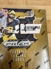 2024 Panini Prizm Football Draft Picks Hobby Box. Sealed Brand New. 4 Autos!