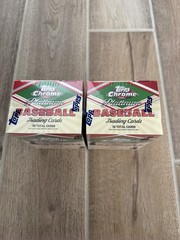 2025 Topps Chrome Platinum Baseball Blaster Box Factory Sealed Lot Of 2