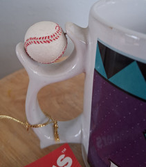 Talus Baseball Spinners Ceramic Mug 12 ounces NEW w/ Tag