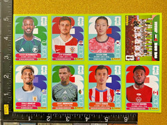 QUADROTTA 8 PANINI STICKERS WORLD CUP 2026 USA-MEX-CAN — LIME GREEN PARALLELS