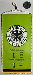 Deutscher Fußball-Bund, FIFA World Cup, Europameister, vintage flag pennant !