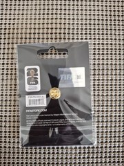 FIFA 2026 Canada Mexico USA Soccer Pin Gold Tone Blue Enamel