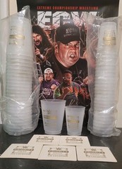 WWE Official «On Location» Diswasher Safe Cups! 16oz & 10oz! ECW Arena Official