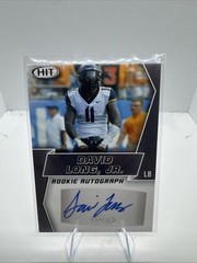 2019 SAGE HIT David Long Jr. auto Rookie Autograph Black #A46 RC