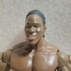 JAKKS Pacific WWE Elijah Burke 2004 Red & Black Wrestling Action Figure 7″